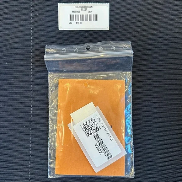 Orange Louis Vuitton Horizon 55 Rolling Suitcase - Picture 11 of 16